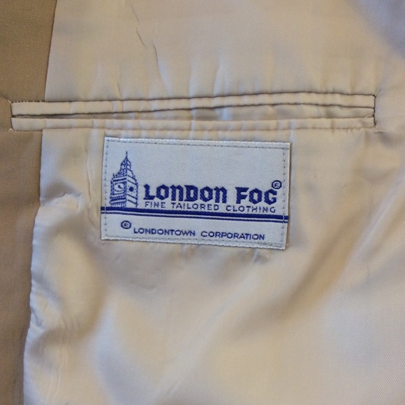Men's vintage London Fog tan blazer 41L - Picture 4 of 8